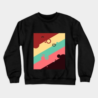 Typohole stripes. Color Lovers Crewneck Sweatshirt